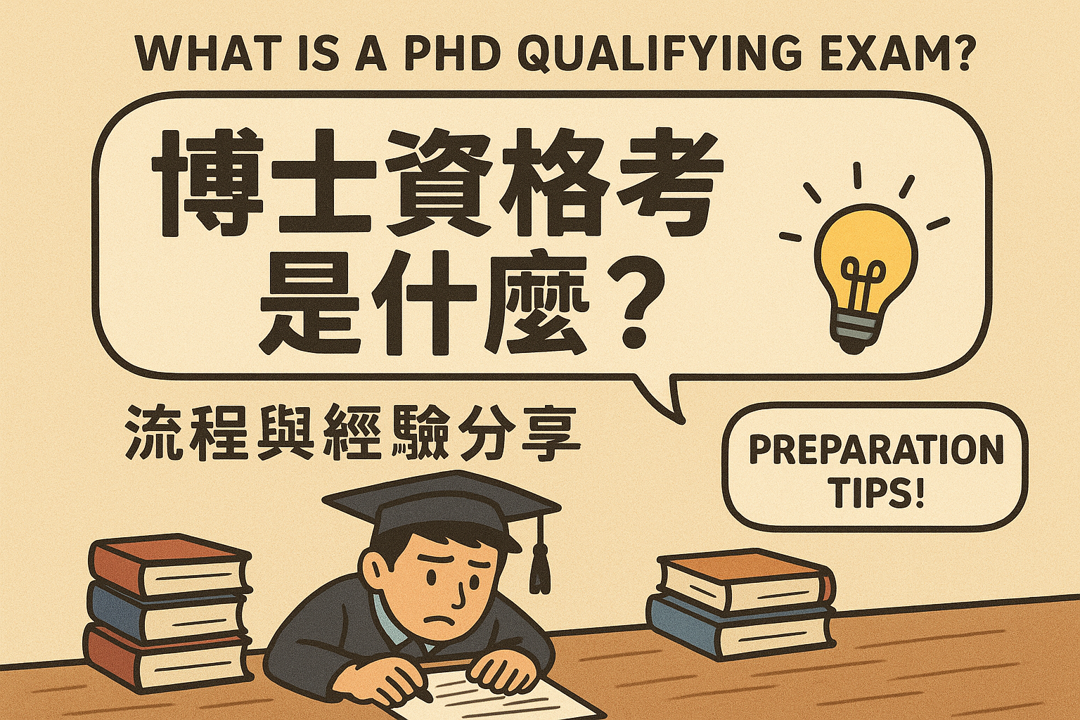 【博士生活】博士資格考是什麼？流程與經驗分享